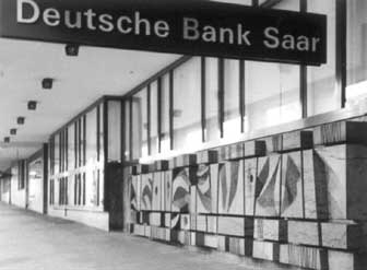 Relief Deutsche Bank Saarbrücken